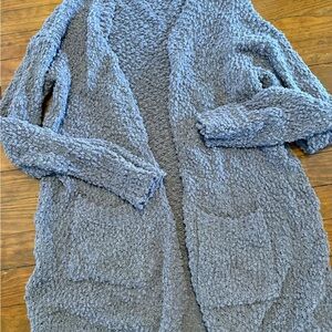 Elegant Gray Women's Cardigan